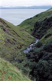 The Lealt valley just after the Lealt Falls, Isle of Skye [New scan, July 2019]