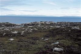 View eastwards to the Isle of Skye, from the road between Rodel and Dinsbay on the Isle of Harris [New scan, July 2019]