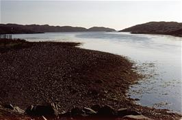 Loch Inver, from the beach near Lochinver play park [New photo, July 2019]