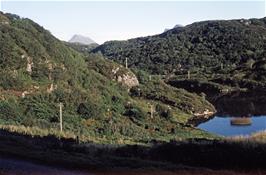 Loch Fasg an Seana Chlardh from Feadan, on the road from Lochinver to Achmelvich [New photo, July 2019]