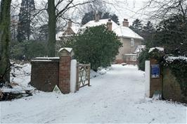 The entrance to Crowcombe YH [Remastered scan, June 2019]