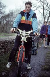 Paul Smith prepares to leave Llandeusant YH [Remastered scan, June 2019]