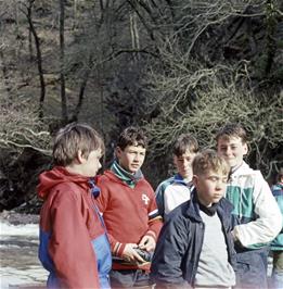 Neil, Nick, Thomas, David & Matthew by the River Melte [Remastered scan, June 2019]