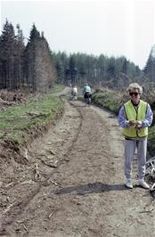 Jenny, "enjoying" the rough track from Clampitt [Remastered scan, June 2019]