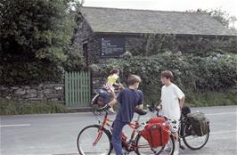 The side entrance to Hill Top - Beatrix Potter's house at Near Sawrey [Remastered scan, June 2019]