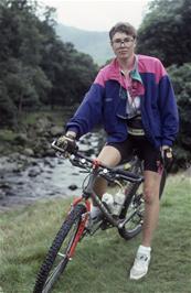 Paul Smith at Longthwaitge, with the River Derwent behind [Remastered scan, June 2019]