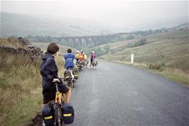 The Dent Head viaduct, on a very wet afternoon [Remastered scan, June 2019]
