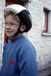 Paul Evans, outside the Stone Close restaurant, Dent [Remastered scan, June 2019]