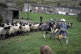 Lukas Wooller, immersing himself in the unique Dales scenery at Lodge Green, Gunnerside [Remastered scan, June 2019]