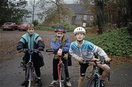 Chris Platt, Paul Oakley and Eliot Wright at Maypool YH [Remastered scan, June 2019]