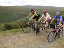 Riding the Redlake Tramway, with the Erme Valley behind