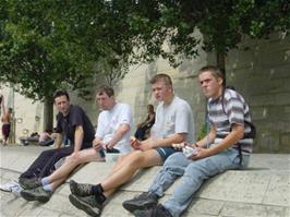 Lunch by the Seine in Paris