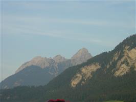 Mountain views from Les Moulins, 57.1 miles into the ride and 3 miles from the hostel
