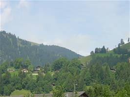 Mountain views from the DDLJ Bridge, Saanen, 7.5 miles into the ride