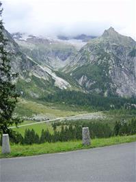 The Arlen valley in the mountains, seen from near Stock, 21.5 miles from Brienz and 1495m above sea level