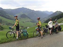 The group at Passwangstrasse, Beinwil