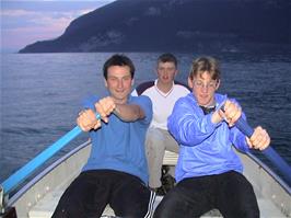 Boating fun on Lake Thunersee