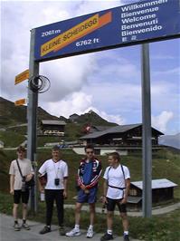 The group after lunch at Kleine Scheidegg