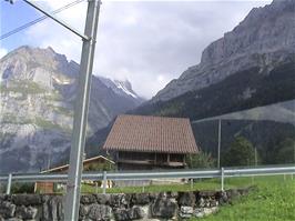 Mättenberg and the delightful Alpine scenery seen from the train on the descent from Klein Scheidegg