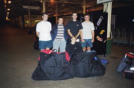 Final group photos, with some bikes already in the obligatory Bike Bags