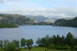 Revsvatnet, from Preikestolen youth hostel