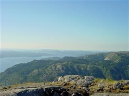 View seawards from the Ulriken Upper Cable Car Station