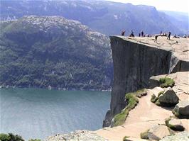 Some final shots back to Preikestolen as we start walking back to the hostel
