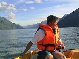 Fabulous scenery on the first of our boat trips on Sørfjord