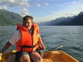 Fabulous scenery on the first of our boat trips on Sørfjord