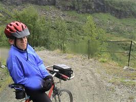 Olly enjoying the views over Seltuf Lake