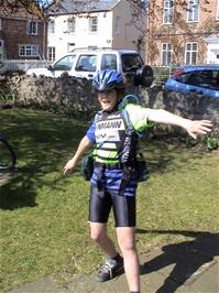 James after lunch at Queens Square, North Curry