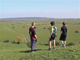 View across the Somerset Levels from Burrow Mump, 12.9 miles from Taunton