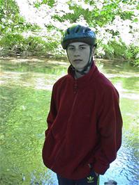 Will Burgess by the Avon below Lower Reveton, Loddiswell