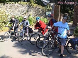 The younger members of our group at Salcombe Youth Hostel