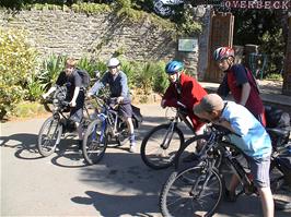 The younger members of our group at Salcombe Youth Hostel