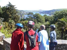 Enjoying the Overbecks semi-tropical gardens around Salcombe Youth Hostel