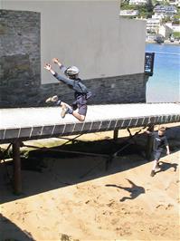 Louis entertains at East Portlemouth