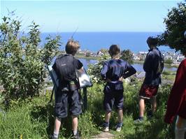 Slapton Ley viewpoint on the hill down to Torcross