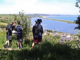 Slapton Ley viewpoint on the hill down to Torcross