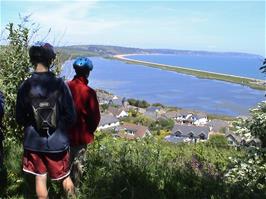 Slapton Ley viewpoint on the hill down to Torcross