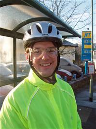 John Stuart at the Buckfastleigh start point