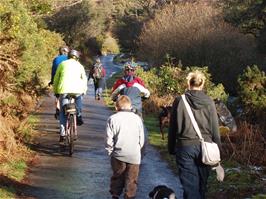 The private road from Shiply Bridge towards the Avon Dam