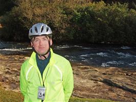 John by the Avon, halfway to the reservoir
