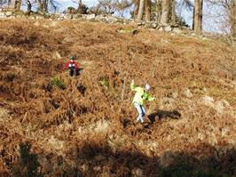 Keir and John go exploring, halfway up to the Avon Dam