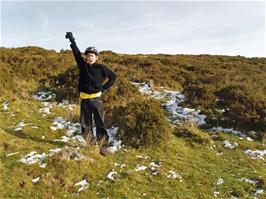 Keir engages in snowball fights near the Avon Dam
