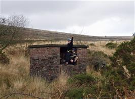 Joe and Keir explore the derelict building on Rushlade Common near the River Ashburn