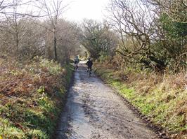 Continuing along the track to Buckland