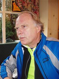 David Robinson in the Terrace Café
