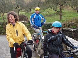 Jill, Dave and Henry at Littlehempson