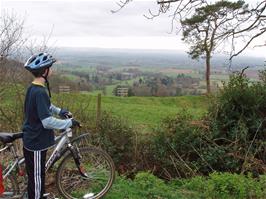 View from Tilbury Farm on Lydeard Hill, 15.2 miles into the ride